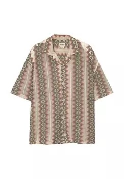 Рубашка PULL&BEAR, хаки