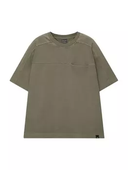 Рубашка Pull&Bear, хаки