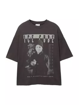 Рубашка Pull&Bear ICE CUBE, цвет Anthracite/Light grey