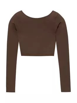 Рубашка Pull&Bear, коричневый