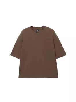 Рубашка Pull&Bear, коричневый