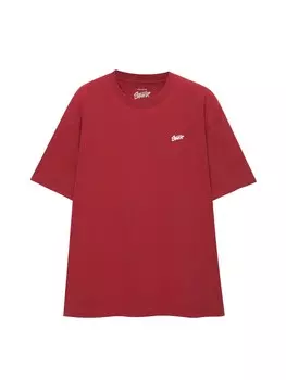 Рубашка Pull&Bear, красный