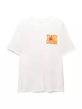 Рубашка Pull&Bear PACIFIC CITRUS, белый