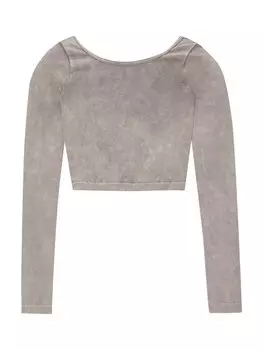 Рубашка Pull&Bear, серый