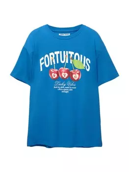 Рубашка Pull&Bear, синий