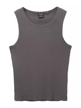 Рубашка Pull&Bear, темно-серый