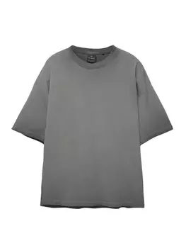 Рубашка Pull&Bear, темно-серый