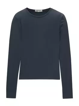 Рубашка Pull&Bear, темно-синий