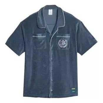 Рубашка PUMA x Rhuigi Shirt 'Teal' 620883-56, бирюзовый