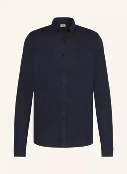 Рубашка Q1 Manufaktur Piqu-Extra Slim Fit, темно-синий