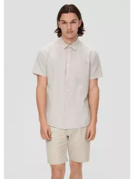 Рубашка QS, бежевый