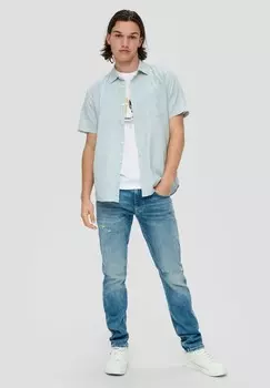 Рубашка QS, цвет Mottled Turquoise