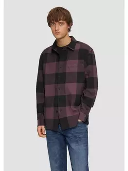 Рубашка QS Hemd langarm, фиолетовый