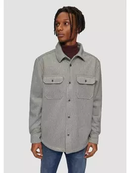 Рубашка QS Hemd langarm, серый