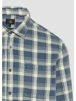 Рубашка QS Hemd langarm, синий