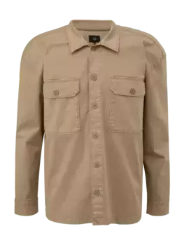Рубашка QS langarm, бежевый