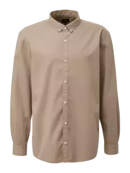 Рубашка QS langarm, бежевый