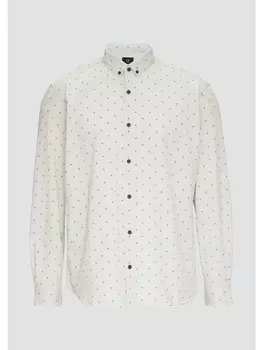 Рубашка QS langarm, кремовый