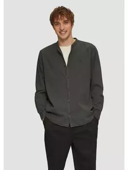 Рубашка QS langarm, серый