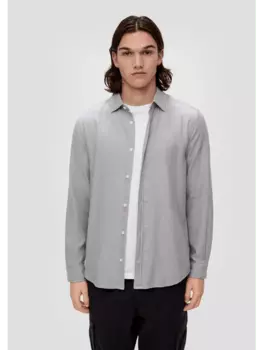 Рубашка QS langarm, серый