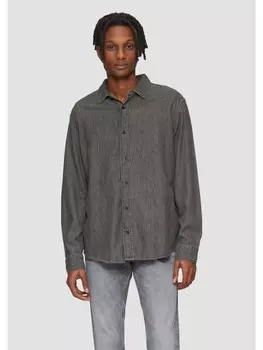 Рубашка QS langarm, серый