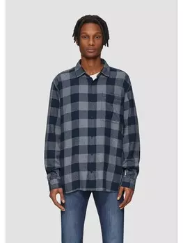 Рубашка QS langarm, синий