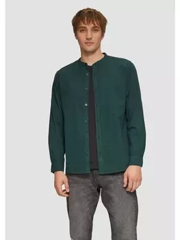 Рубашка QS langarm, зеленый