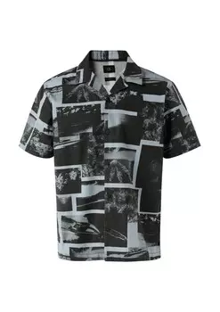 Рубашка QS Regular fit Button Up, черный