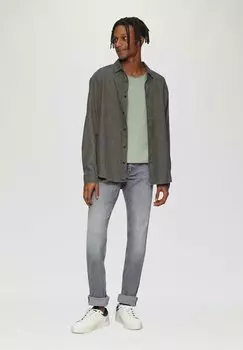 Рубашка QS, серый деним