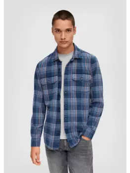 Рубашка QS, синий