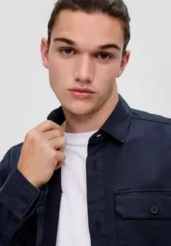 Рубашка QS, темно-синий