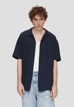 Рубашка QS, темно-синий