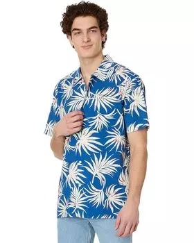 Рубашка Quiksilver Beach Club Casual, цвет Monaco Blue AOP