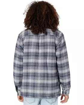 Рубашка Quiksilver Camus Long Sleeve Overshirt, цвет Light Grey Heather Camus