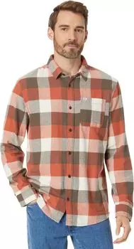Рубашка Quiksilver Motherfly Long Sleeve Flannel, цвет Major Brown Motherfly
