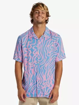 Рубашка Quiksilver POOL PARTY CASUAL SS, разноцветный