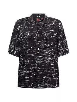Рубашка QUIKSILVER Regular fit Athletic Button Up Shirt VEINSCOSE, черный