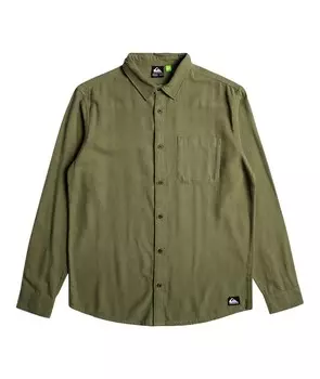 Рубашка QUIKSILVER Regular fit Button Up, зеленый