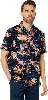 Рубашка Quiksilver Ripped Up Cotton Short Sleeve Woven, цвет Black Ripped Up