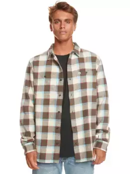 Рубашка Quiksilver с длинными рукавами "Balvraid", цвет Major Brown Balvraid