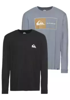 Рубашка Quiksilver с длинными рукавами "CORE LOCK LS TEE PACK YM", черный