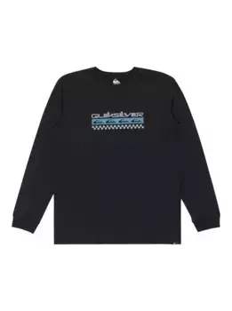 Рубашка Quiksilver с длинными рукавами "Omni Check Turn", черный