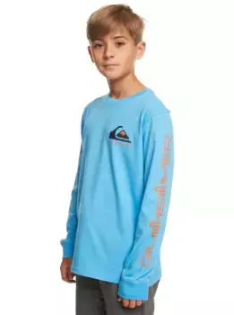 Рубашка Quiksilver с длинными рукавами "Omni Logo", синий
