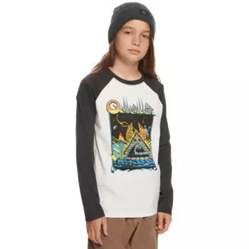Рубашка Quiksilver с длинными рукавами «Qs Rockin», цвет Snow White