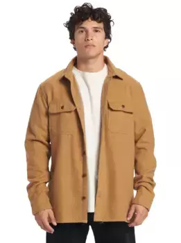 Рубашка Quiksilver с длинными рукавами "Salterhill", коричневый