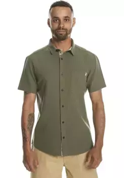 Рубашка Quiksilver с короткими рукавами, цвет Four Leaf Cl