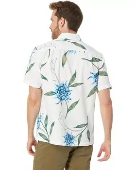 Рубашка Quiksilver Waterman Perfect Bloom Button-Up Shirt, цвет Antique White Perfect Bloom