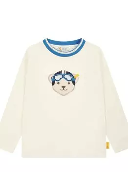 Рубашка racer с длинными рукавами Steiff, бежевый