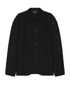 Рубашка Rag & Bone Japanese Wool Prospect Cardigan, черный