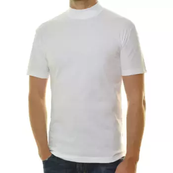 Рубашка RAGMAN с воротником стойкой, белый